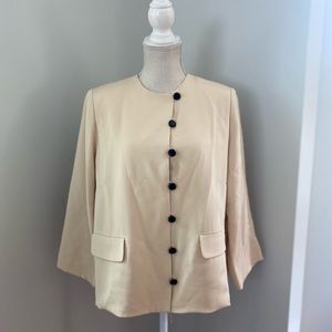 Mark Heister Vintage Cream Silk Jacket